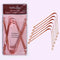 HealthAndYoga™ qSwipe Lite Copper Tongue Cleaners - Relief for Bad Breath and Oral Hygiene (Set of 6)...