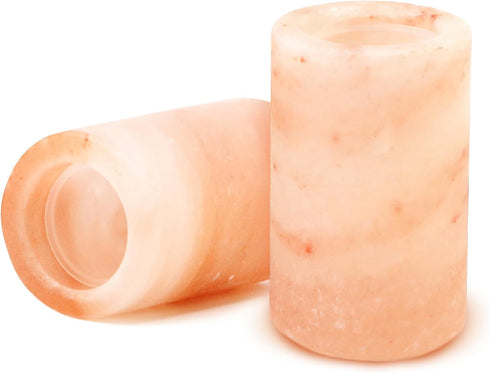 The Spice Lab Tequila Shot Glasses - Pink Himalayan Salt Tequila Shot Glasses - 2 Pack - Just Pour, Shoot and Bite a Lime - Natural Shot Glasses –...