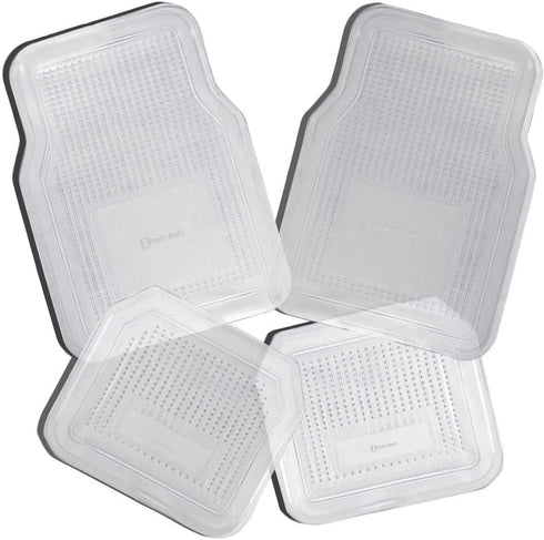 Zento Deals Car Floor Mat -Heavy Duty Weather Protection Mats (Clear)...