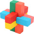 6 in 1 Building Blocks of Adult Intelligence, Anti Dementia Toys for Elderly, Wooden Brain Teaser Puzzles Toys, Block Intellectual Brain Teaser Ga...