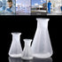 Hemobllo Plastic Erlenmeyer Flask - 3 Pcs Plastic Conical Flask Graduated Erlenmeyer Flask Set Scientific Plastic Flasks for Experiment Laboratory...