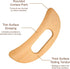 Wooden Guasha Massage Tool for Body, Lymphatic Drainage and Muscle Relaxation, Wooden Massager Therapy Release for Back, Legs, Arms,Neck,Shoulder ...