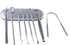 Complete Professional Dental Cleaning Kit with Plaque Remover and Tartar Scraper, Stainless Steel Oral Care Tools for Teeth Cleaning and Dental Hy...