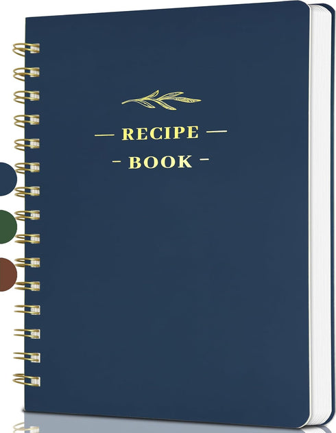 Perfect Blank Recipe Book-Recipe Book to Write in Your Own Recipes,Hardcover Personal Blank Recipe Book, Recipe Notebook Hold 144 Exclusive Formul...