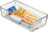 iDesign 49250 Rain BPA-Free Plastic Drawer Organizer Tray - 12" x 6" x 3", Clear...