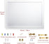White Bulletin Board Cork Boards with Felt, 15"x11" Small Display Pin Board Vision Board for Walls, Jewelry, Notes, Collection, Photos, Office, Wo...