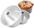 6 Inch Angel Food Cake Pan with Removable Bottom, Aluminum Round Tube Pan Chiffon Cake Mold Baking Tin...