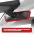 Car Rear View Mirror Silicone Protector Cover, Compatible with Model 3/Y, Auto Interior Mirror Decoration Frame, Car Accessories (Red)...