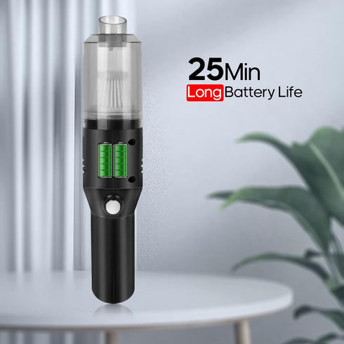 Portable Mini Car Vacuum Cleaner, High Power Cordless(400g) Handheld Rechargeable Vacuum Cleaner for Desk V06...