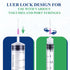 100Pcs 18G 1.5 Inch (38MM) Luer Lock Needle Scientific Lab Tools for Measuring, Refilling Ink, Industrial and Crafts Individually Packed...