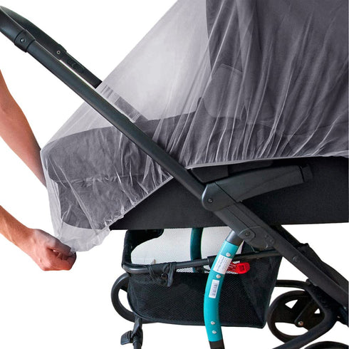 Mosquito Net for Stroller - Grey Sun Shade Protection Infant Stroller Mosquito Net and Car Seat - 2Pack Portable Bug Netting (Grey)...