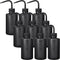 9 Pcs 250 ml Tattoo Wash Bottle Water Squirt Bottle Lab Squeeze Bottles Lash Water Bottle with Narrow Mouth Scale Labels Safety Rinse Bottle for E...