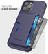 ENCASED Phantom Wallet Case Compatible with iPhone 12 Pro Max Protective Cover with Card Holder Slot (3 Credit Cards Capacity) Purple...