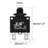 uxcell 2Pcs Thermal Overload Protector AC 125/250V 18A Push Button Reset Circuit Breaker...