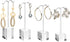 MOOCA Enhance Your Jewelry Presentation with the 4 Pcs Set Acrylic Earring Display Stand - Perfect Showcase for Earrings, Countertop T Stand, and ...