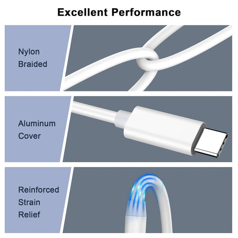USB C to 3.5mm Aux Audio Cable (2-Pack), Apple MFi Certified Hi-Fi Sound Stereo Jack Cord Audio Aux Input Adapter for iPhone15/15 Plus /15 Pro Max...