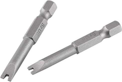 U Shaped Screwdriver Bit Set, 5 Pcs S2 Alloy Steel 50mm Length 1/4" Hex Shank U shaped Magnatic Screwdriver Bits Set U Shaped Magnetic Power Tools...