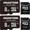 Gigastone 8GB 2-Pack Micro SD Card, Full HD Video, Surveillance Security Cam Action Camera Drone, 85MB/s Micro SDHC Class 10...