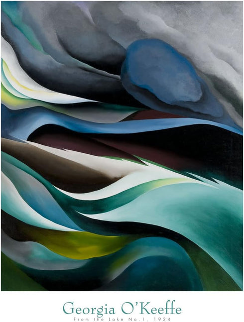 McGaw Graphics from The Lake No.1, 1924 by Georgia O'Keeffe Art Print Poster, Overall Size: 24x30, Image Size: 20x24...
