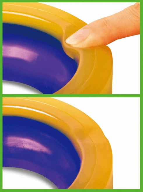 EG1002USA Elastic Gasket Wax –Free with Toilet Bolts, Blue and Yellow...