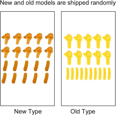 Tire Changer Mount Demount Head, 20pcs Tyre Changer Duck Insert Rim Protector Tire Demount Head Tire Machine Guard Wheel Side Protector for Mount ...