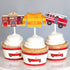 24 Pack Fireman Firefighter Cupcake Toppers Fire Truck Cupcake Toppers Fire Extinguishing Cupcake Toppers for Kids Adults Birthday Baby Shower Par...
