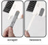 Scrub Brush 3-in-1 Crevice Window Slot Multifunctional Deepening Gaps Cleaning Detachable Brush with Tweezers for Kitchen and Bathroom Home Cleani...