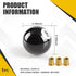 1 PC Car Gear Stick Handle, 2.16" Personalized Billiard Ball 8-Shaped Manual Shift Handle, General Automobile Modification Accessory, for Most Man...