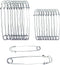 20PCS Large Safety Pins, 4Inch and 3Inch Heavy Duty Safety Pins for Fashion, Sewing, Quilting,Upholstery, Blankets,Skirts, Kilts,Laundry and Craft...