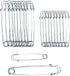20PCS Large Safety Pins, 4Inch and 3Inch Heavy Duty Safety Pins for Fashion, Sewing, Quilting,Upholstery, Blankets,Skirts, Kilts,Laundry and Craft...