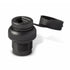 ASI PP2RJ45BL Weatherproof RJ45 to RJ45 Bulkhead Connector, Ethernet, Female to Female Black Bezel......
