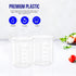 12 Pcs 3.4 Oz Transparent Lab Measuring Cup, 100ml Plastic Beaker Cups, for Science Experiment, Liquid Measuring...