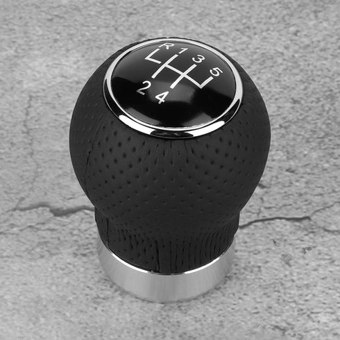 Shift Knob, Car 5 Speed 6 Speed Universal Round Leather Gear Shift Head Manual Transmission Gear Shift Knob Car Shift Knob Lever Shifter(5 Speed)...