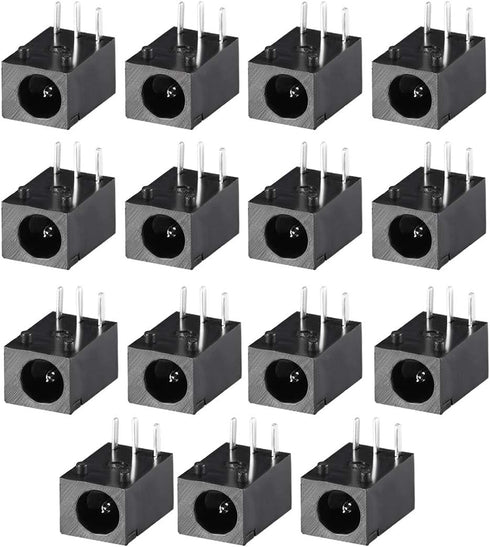 uxcell DC-003 3.5mmx1.0mm DC Power Jack Plug 3 Pin Female Socket Connector 15pcs...