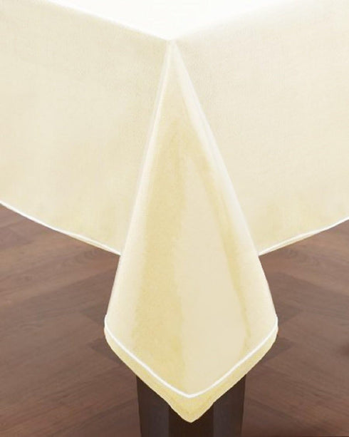 Elaine Karen Clear Plastic Table Cover Protector 100% Waterproof Table Protector Crystal Clear Plastic Tablecloth Cover for Dining Table Heavy Dut...