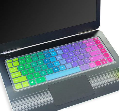 YYubao Silicone Keyboard Skin Compatible with 14" HP Pavilion 14-ab 14-ac 14-ad 14-an, HP Stream 14-ax, HP Envy 14-j0 Series, 14-ab010 14-ab166us ...