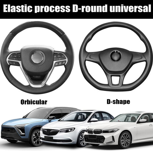 Steering Wheel Cover, Car Silicone Steering Wheel Protector, Anti-Slip Soft Odorless Wheel Covers, Universal 14-15 Inch Steering Wheel, Automotive...