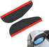 2 PCS Car Rearview Mirror Rain Brow, 6.85" x 2.28" Self-adhesive PVC Carbon Fiber Pattern Side Mirror Rain Shine Shield, Multifunctional Accessori...