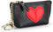 Soft Red Heart Leather Coin Purse Keychain,Women's Coin Purses & Pouches Coin Purse Wallet Coin Purse With Zipper...