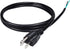 6ft 18 Gauge 3 Prong Heavy Duty Replacement Power Supply Cord Cable 110V 115V 120V Pigtail for Universal AC Appliance, NEMA 5-15 Plug US SJT 18AWG...