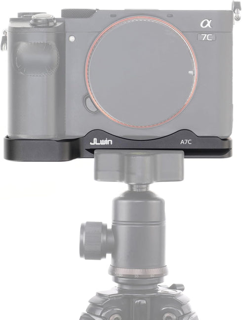 Quick Release Baseplate QR Plate Mount for Sony Alpha A7C ILCE-7C Mirrorless Camera, Compatible with Arca-Swiss Standard Tripod Ballhead...