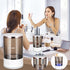Electric Makeup Brush Cleaner Machine Makeup Brush Cleaner Automatic USB Makeup Brush Washing Machine Brush Cleaner for All Size Beauty Makeup Bru...