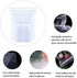 Small Plastic Bags for Jewelry 3 Sizes 300pcs Resealable Zip Bags Clear Zipper Baggies 2 Mil for Beads Board Games Pill Storage 2.4 x 3.5/3.5 x 5/...