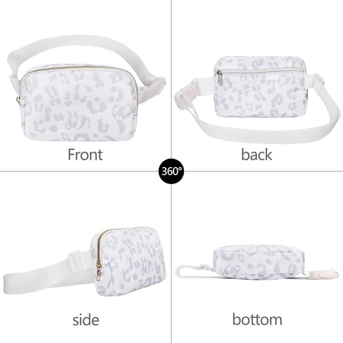 Fanny Pack Crossbody Bag for Women and Men, Belt Bag for Hiking Bum Bag with Adjustable Strap, Waist pack for Running Workout Sports Travel...