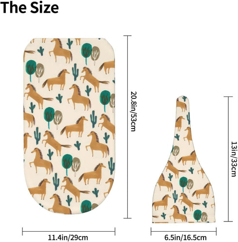 Cute Horse Baby Stuff Newborn Swaddle Blanket with Beanie Set, Soft and Stretchy Baby Blanket Swaddle Wrap Sack for Boy and Girl...