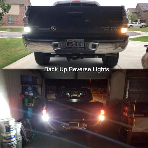 iBrightstar Super Bright LED Bulbs Package Kit Accessories Fit for Toyota Tacoma 2005-2021 Interior Map Dome Lights + Vanity Mirror Lights + Licen...