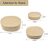 WANDIC Paper Mache Box, Set of 3 Oval Paper Mache Hat Kraft Paper Containers with Lids Ideal for Painting Crafting & Storage Accessories Jewelry G...