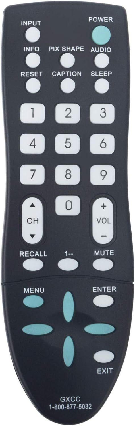GXCC Replacement Remote Control fit for Sanyo LCD LED TV DP26649 DP42D23 DP39E23 DP39E63 DP39842 DP26640 DP32640 DP19649 DP19648 DP46812 DP42841 D...
