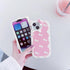 AUCAN Cute Silicone Case for iPhone 15 6.1", Pink Kawaii Soft Funny Cover, Shockproof Classic Cat Bow Cellular Phone Case for Girls Women...
