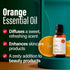 H’ana Sweet Orange Essential Oil for Diffuser - 100% Natural Sweet Orange Essential Oils for Skin Use - Sweet Orange Oil Essential Oil for Aromath...